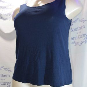 dbWoman Navy Tank Top Size 2X